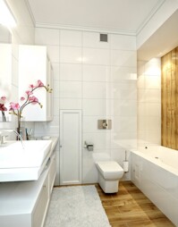 Những cách thiết kế đơn giản mà tinh tế dành cho phòng tắm nhỏ