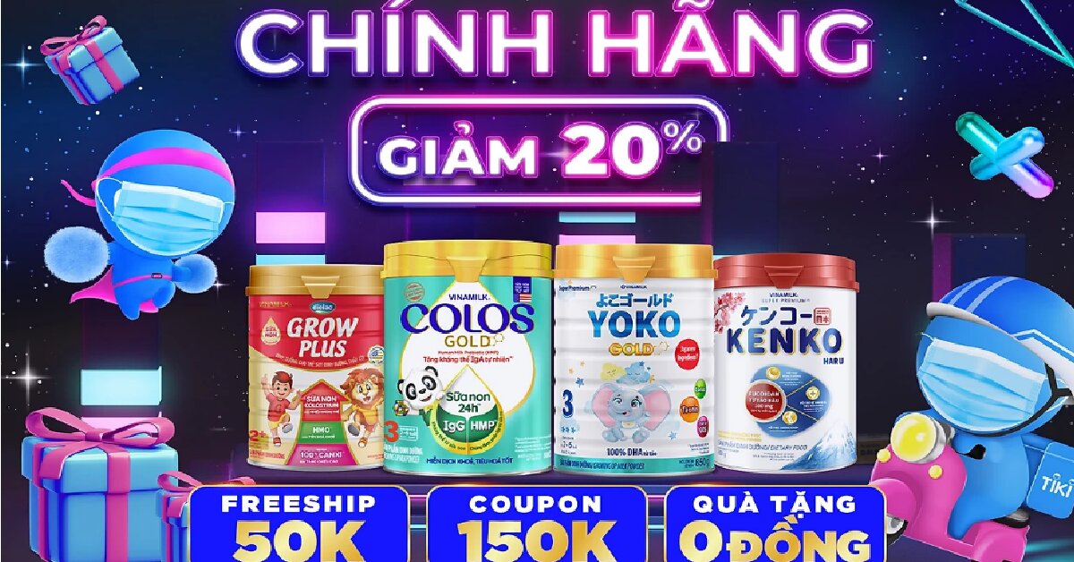 Những deal sữa bỉm khuyến mãi Hot trên Tiki tháng 11 - săn càng sớm càng có lợi
