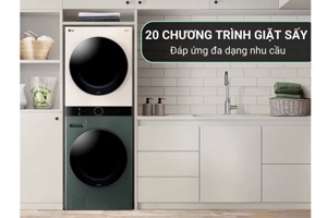Những điều cần biết về tháp giặt sấy LG WT2517NHEG