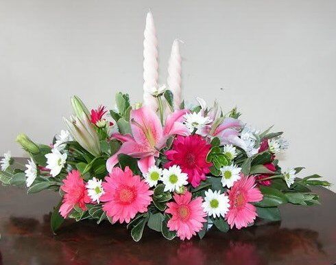 Những giỏ hoa đẹp dễ cắm ngày Tết