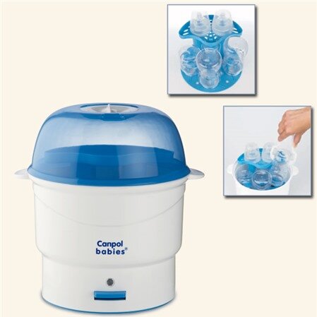 Những lưu ý khi sử dụng máy tiệt trùng bình sữa Canpol Babies 12/200