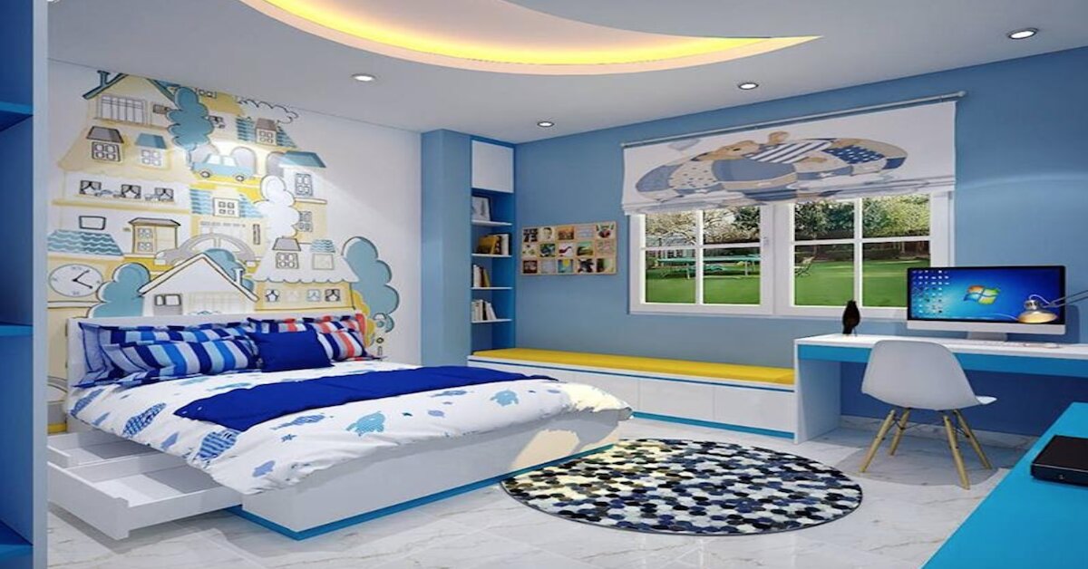 Những lưu ý trong thiết kế nội thất phòng ngủ trẻ em
