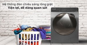 Những lý do bạn nên sử dụng máy giặt Sharp lồng ngang Inverter 12.5 kg ES-FK1252PV-S