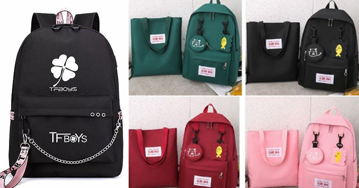 Những mẫu cặp sách balo đẹp cho học sinh nữ cấp 2 được nhiều em nhỏ yêu thích