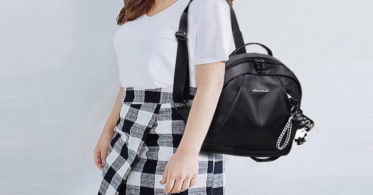 Những mẫu cặp sách học sinh cấp 2 nữ màu đen đẹp nhất 2019
