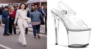 Những mẫu giày cao gót 20cm thể hiện sự quyến rũ, tinh tế