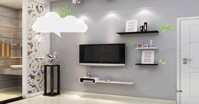 Những mẫu kệ tivi treo tường dành cho căn phòng nhỏ