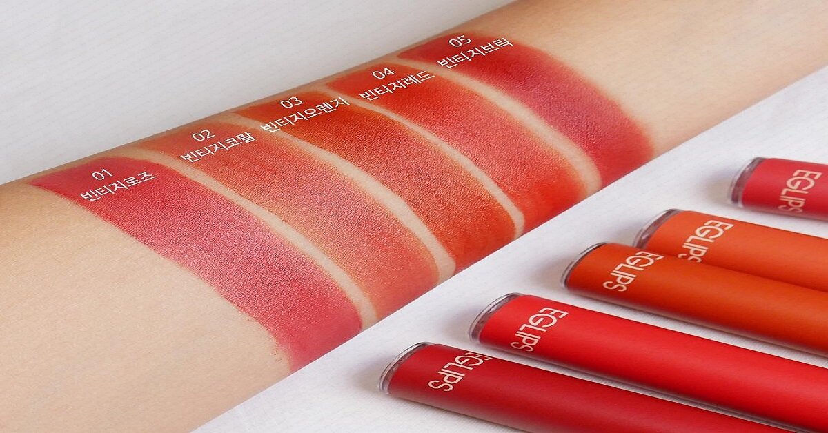 Những màu son nổi bật thuộc dòng son kem Eglips