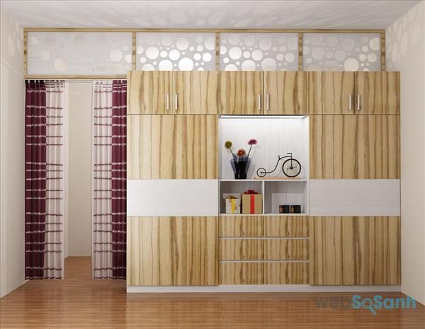 Những mẫu thiết kế tủ quần áo tuyệt vời cho phòng ngủ có diện tích nhỏ