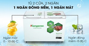 Những thông tin cần biết trước khi mua tủ đông mềm Kangaroo 252L KG400DM2