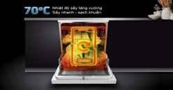 Những thương hiệu máy rửa bát nào tích hợp chức năng sấy khô?