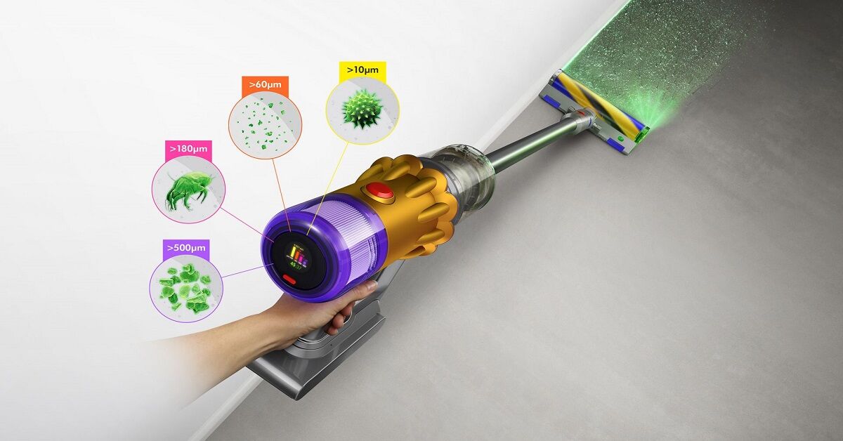 Những ưu điểm của máy hút bụi Dyson v12