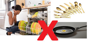 Những vật dụng không thể rửa trong máy rửa bát gia đình