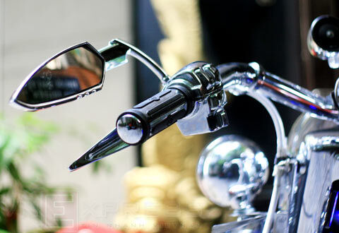 Những vi phạm liên quan đến gương chiếu hậu xe máy