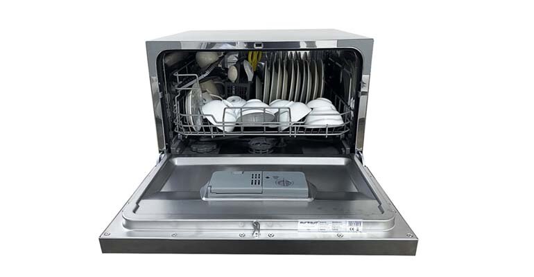 Máy rửa chén Eurosun SKS55E07EU thích hợp sử dụng cho những hộ gia đình từ 1-2 thành viên Máy rửa bát Eurosun