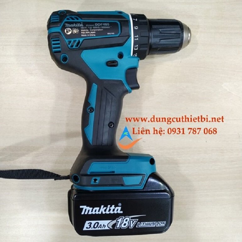 Máy khoan dùng pin Makita DDF485SFE