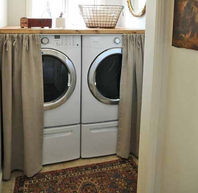 mẫu tủ máy giặt cửa trước