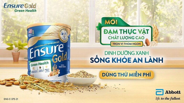 Sữa Ensure Gold Green Health