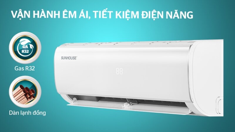 TOP 3 điều hòa Sunhouse 9000 BTU giá chỉ từ 4 triệu đồng, lại tiết kiệm điện rất đáng mua hiện nay