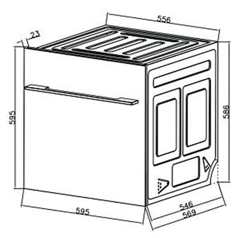 Máy rửa bát âm tủ Malloca WQP6-87CP giải pháp tinh gọn cho gian bếp hiện đại