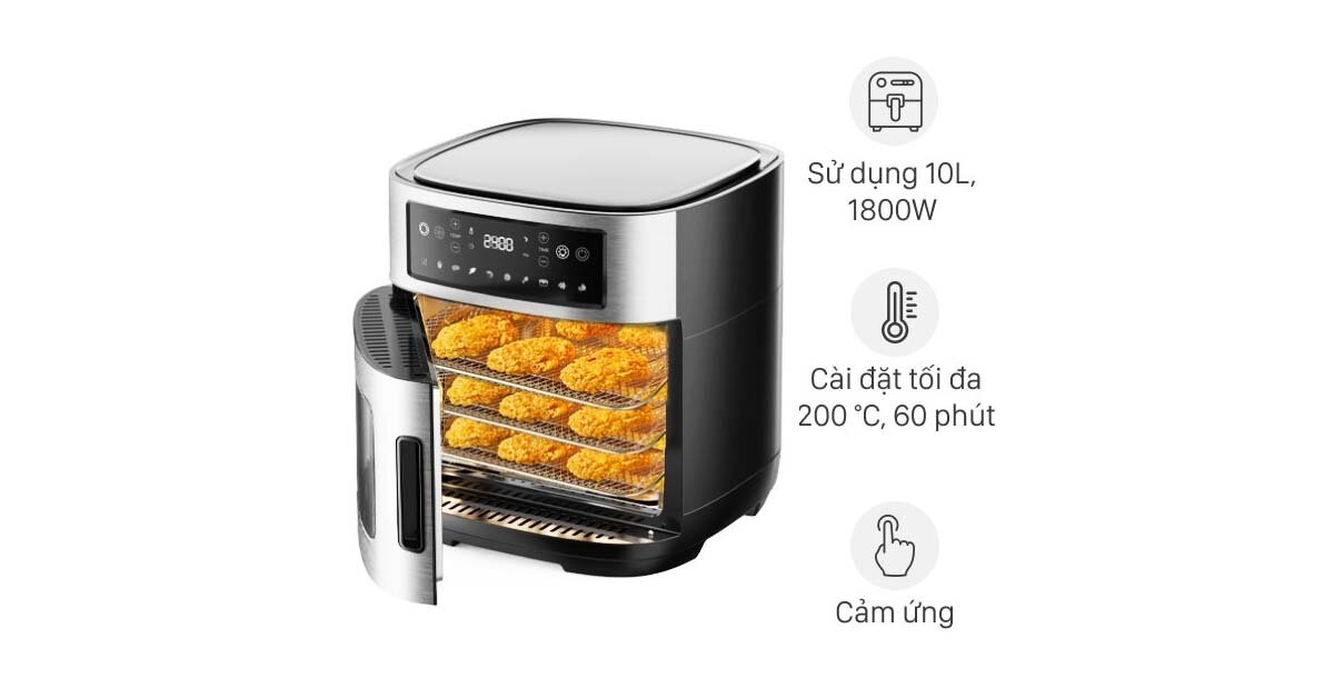 Nồi chiên không dầu Kangaroo KG12AF1A có gì thu hút người dùng đến vậy?