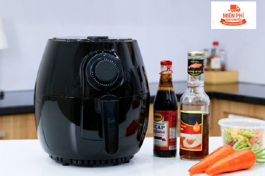 Nồi chiên không dầu Mishio có tốt không, của nước nào, giá bao nhiêu