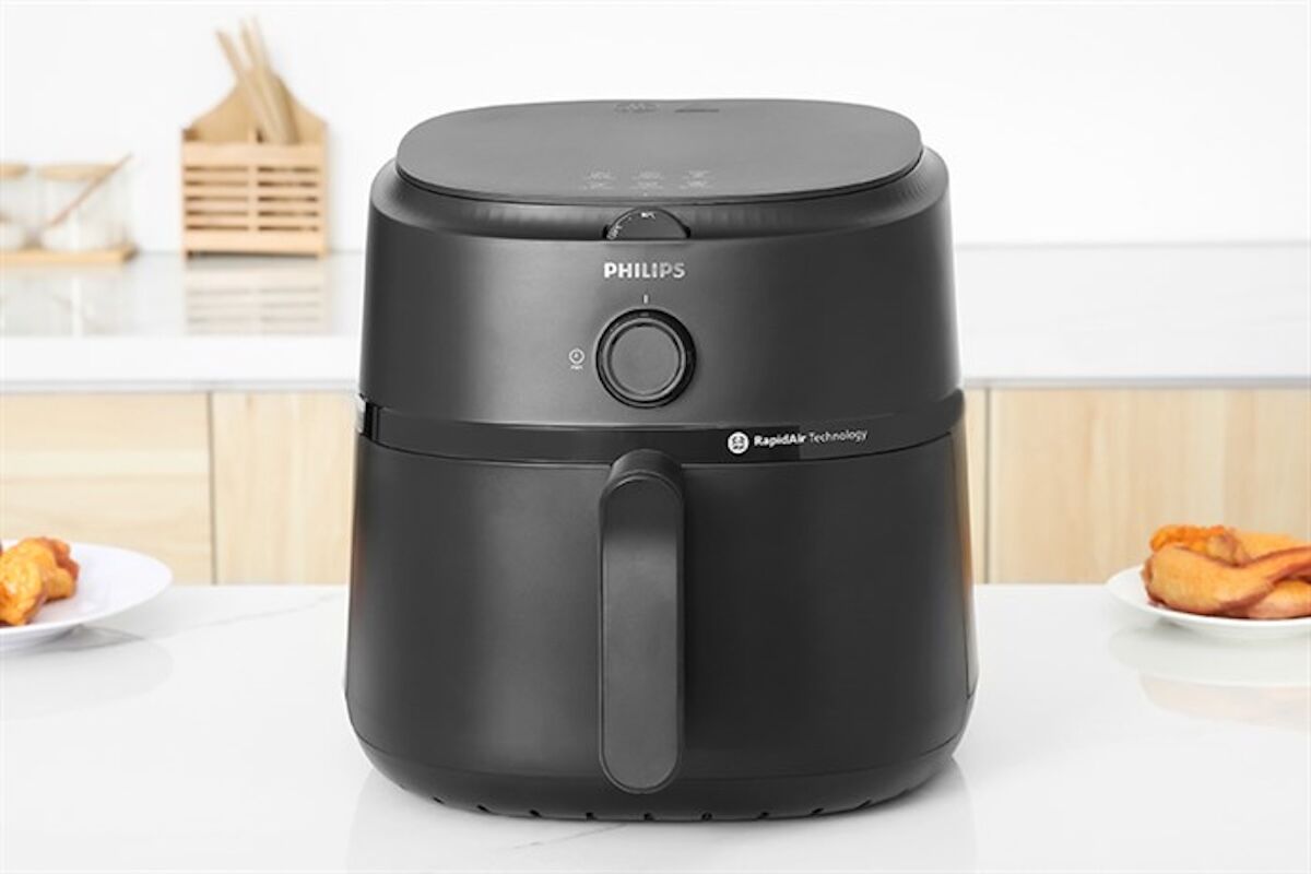 Nồi chiên không dầu Philips NA130/00 6.2 lít nấu ăn nhanh, tiện lợi, không lo ngán