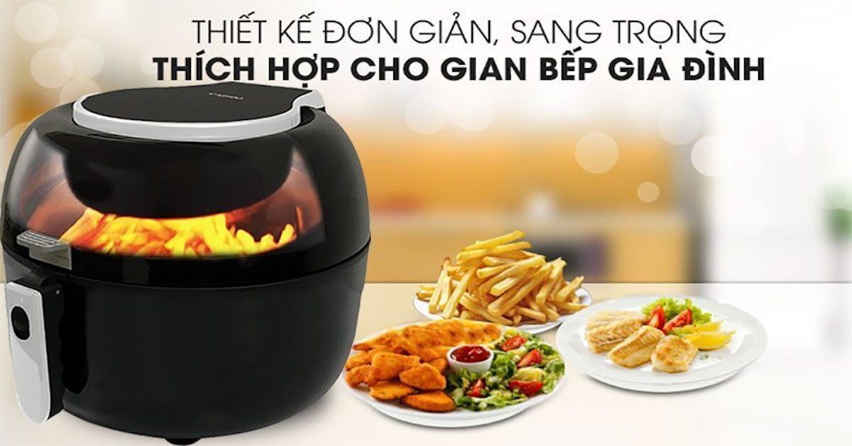 Nồi chiên không dầu Rapido raf6.5d lux có tốt không?