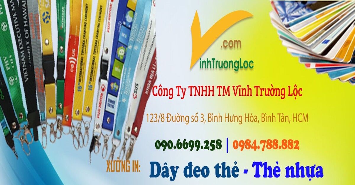 Nơi in thẻ nhựa, làm thẻ nhân viên và dây đeo thẻ chuyên nghiệp tại Việt Nam