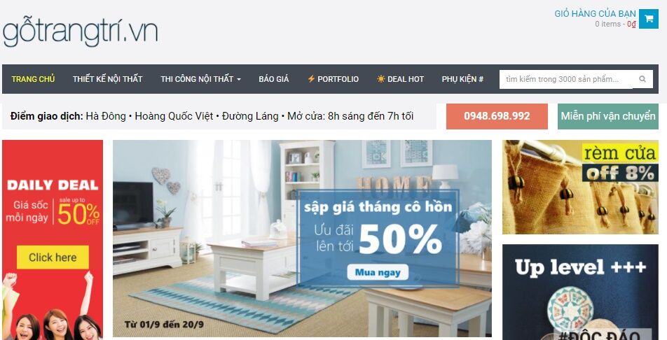 Nội thất Go Home – cung cấp đồ gỗ nội thất “đẹp-độc-lạ”