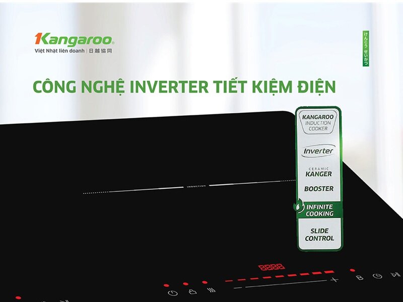 Bếp từ đôi Kangaroo KGIC44D1T giá chỉ 4 triệu đồng: Hiệu suất cao, tiết kiệm điện nhờ inverter