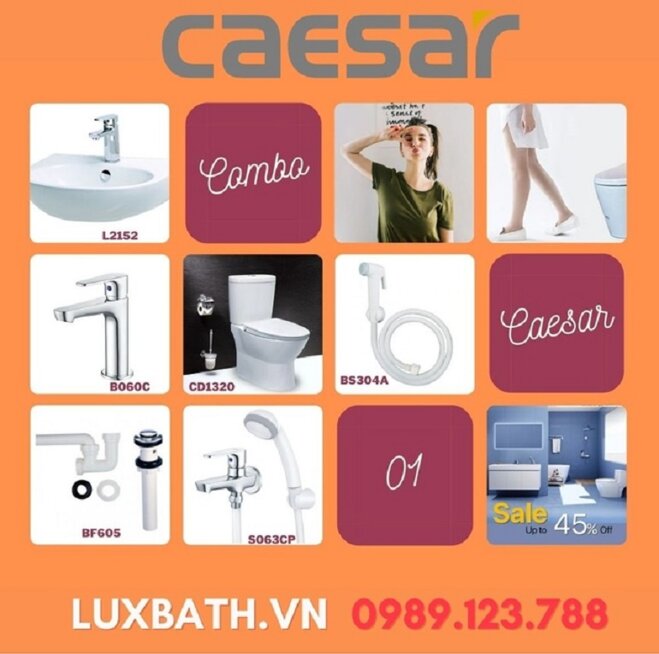 Thiết bị vệ sinh Caesar