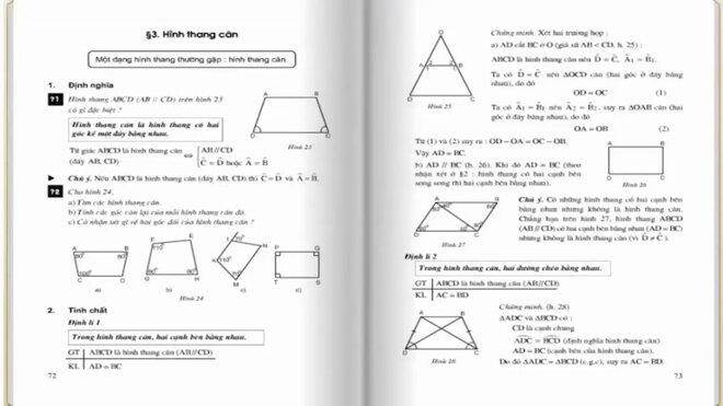 Hoạch định chiến lược học sách giáo khoa toán 8 tập 1 rõ ràng