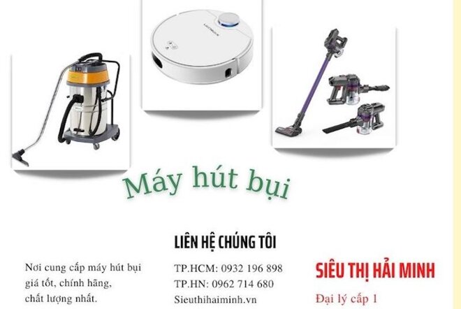 Máy hút bụi có những loại nào?