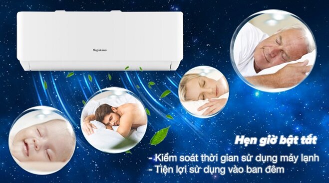 Máy lạnh Nagakawa Inverter 1 HP NIS-C09R2T28