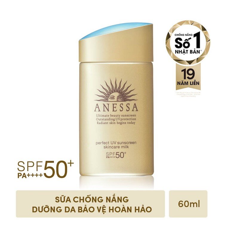Kem chống nắng Anessa cho da dầu Perfect UV Sunscreen Skincare Milk/Gel SPF 50+ PA++++