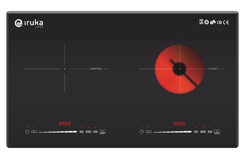 Bếp điện từ Iruka I-26 thiết kế đẹp mắt, công suất mạnh mẽ