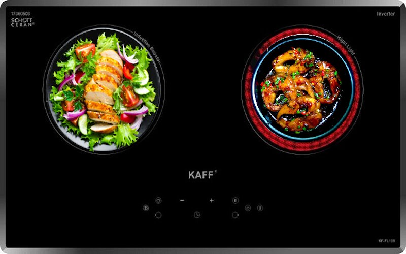 Bếp điện từ Kaff KF-FL109 thiết kế sang trọng, tính năng an toàn