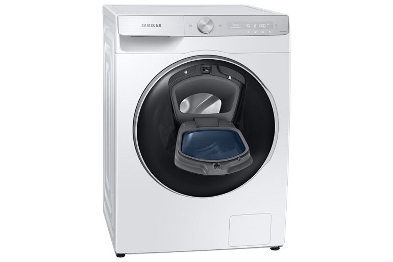 Máy giặt Samsung AI Inverter 10kg WW10TP54DSH/SV sở hữu thiết kế hiện đại cùng gam màu trắng thanh lịch, tinh tế