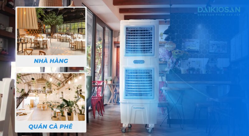 Quạt điều hòa Daikiosan DM206: Thiết kế 2 tầng công suất mạnh, giải nhiệt hiệu quả cho không gian lớn