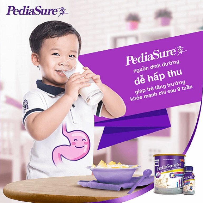 Sữa PediaSure BA giúp bé tăng cân tốt