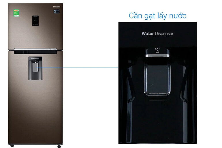 Ngăn lấy nước bên ngoài tủ lạnh Samsung RT38K5982DX/SV