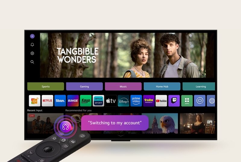 webOS và remote