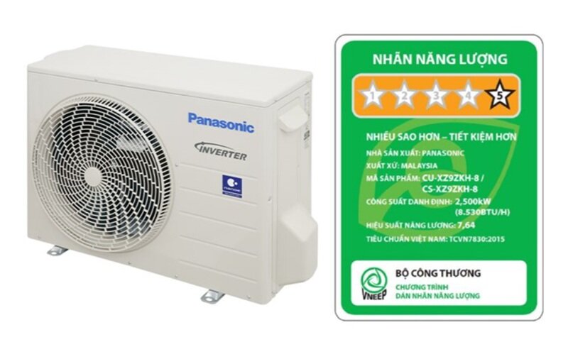 5 lý do nên mua điều hòa Panasonic 2 chiều inverter XZ9ZKH-8 cho phòng ngủ gia đình!