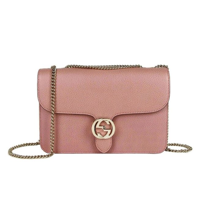 Túi đeo chéo Gucci Interlocking Leather Chain Crossbody