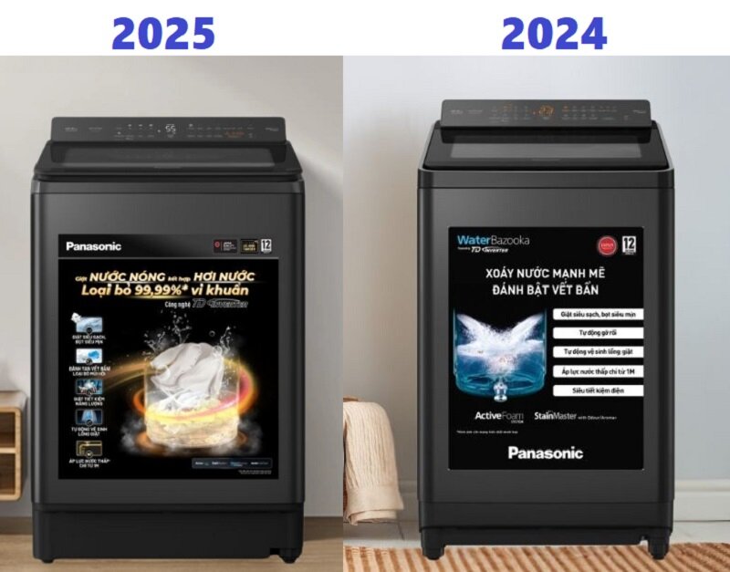 máy giặt Panasonic Inverter 12.5 kg NA-FD125X3BV