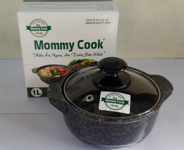 Nồi sứ sâu vân đá hoa cương Mommy Cook MMVSG