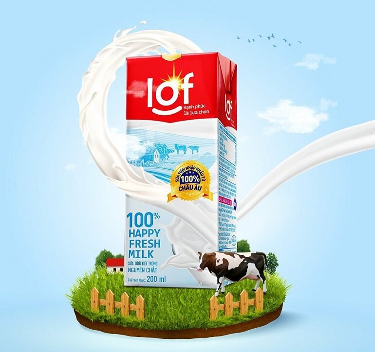 Sữa LOF - sản phẩm của IDP