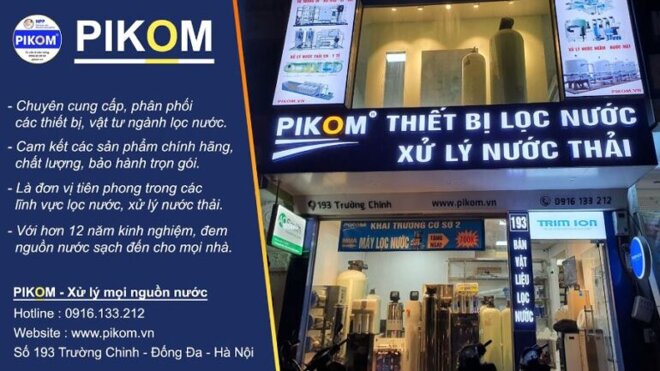 Giải pháp lọc nước Pikom – Giải quyết mọi nguồn nước