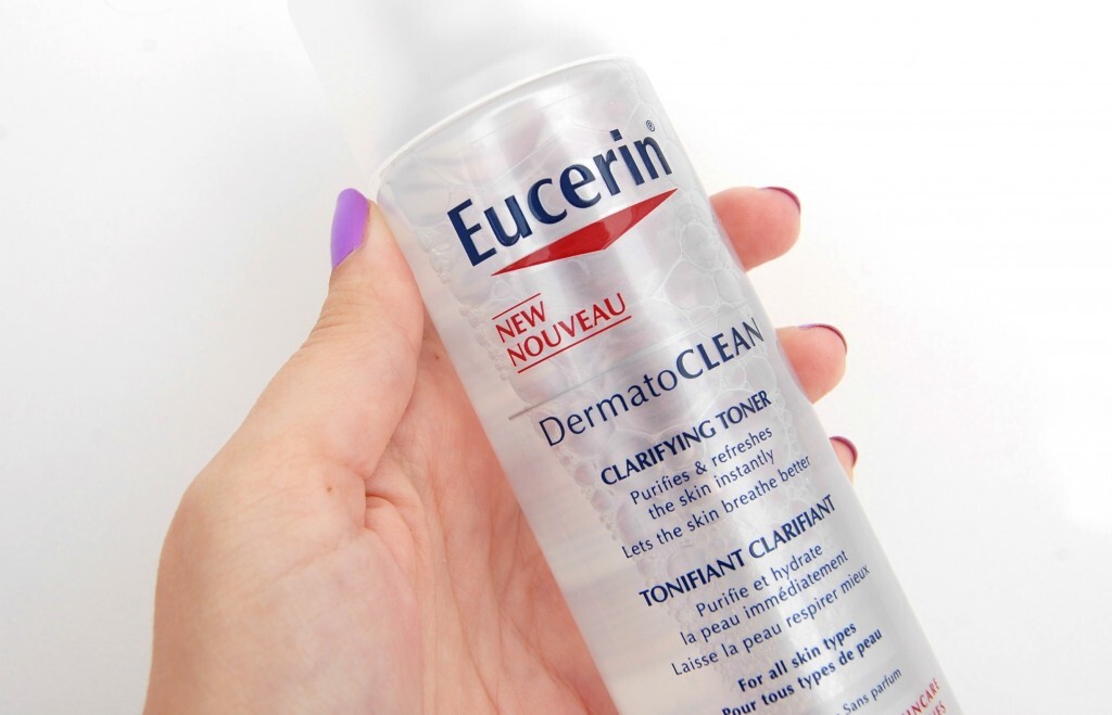 Image result for Nưá»c Hoa Há»ng Eucerin DermatoCLEAN Clarifying Toner